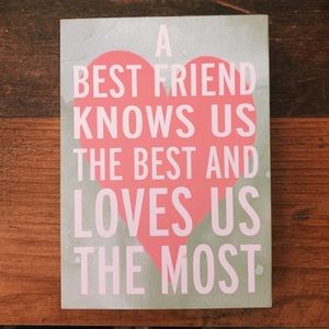 Best Friend Wall Canvas